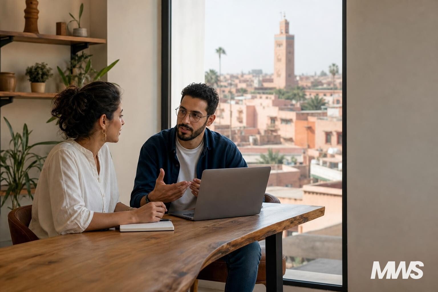 Consultant marketing digital et dirigeant PME en réunion à Marrakech